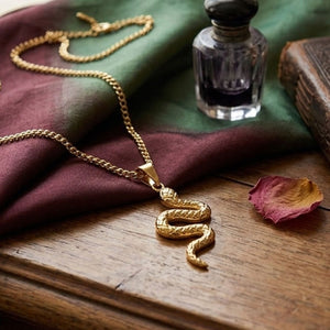 Stainless Steel Necklace In The Shape Of A Spirit Snake